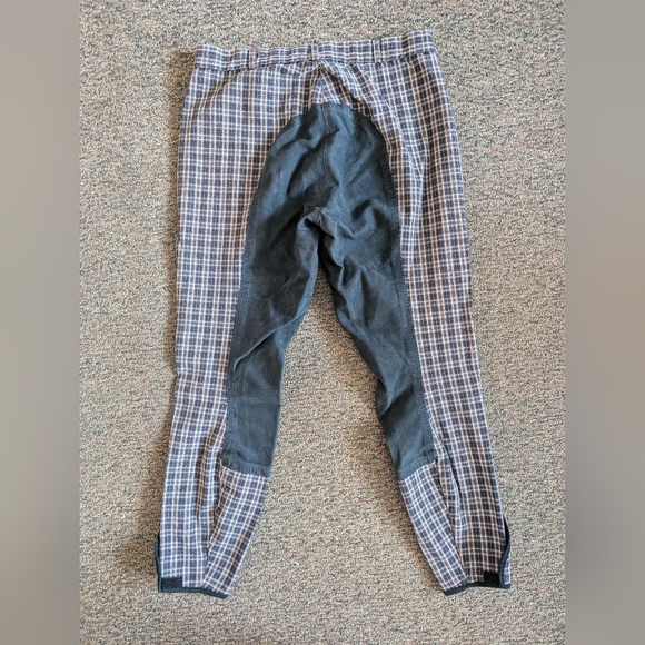 Pikeur Lugana plaid check brown riding breeches - Picture 2 of 6
